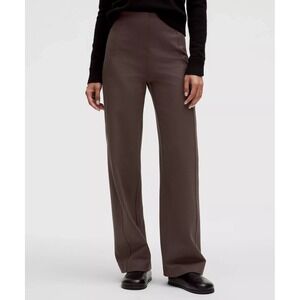Lululemon Stretch Knit Straight-Leg Pull-On Pant Espresso Brown Size XXS‎ NWT